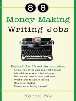 88 Money-Making Writing Jobs - ebook